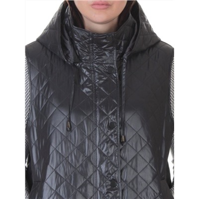 802 DK. GRAY Жилет утепленный женский (50 гр. синтепон)