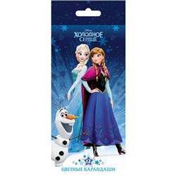 Карандаши 12цв Холодное сердце европодвес BKc_12116  Хатбер/12/