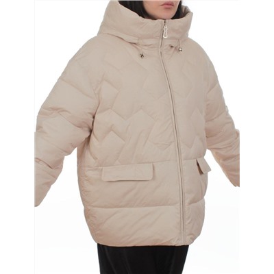 2309 BEIGE Куртка зимняя женская (200 гр. холлофайбер)