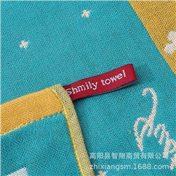 Towels New Britney Gauze Square Scarf Korea Soft Absorbent Kitchen Hand-Wearing Turban Factory Price Wholesale