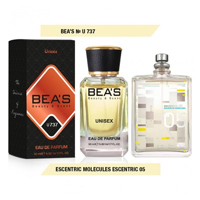 Beas U737 Escentric Molecules Escentric 05 edp 50 ml, Парфюм унисекс Beas U737 создан по мотивам аромата Escentric Molecules Escentric 05
