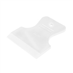 Шпатель, белая резина, 80 мм Сибртех