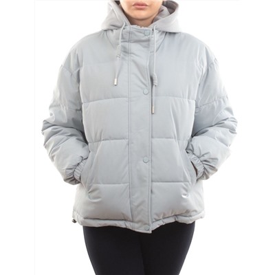 H24-088 GRAY/LT. BLUE Куртка демисезонная женская (120 гр. холлофайбер)