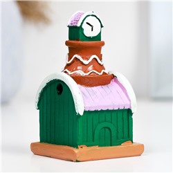 Фигурка полистоун TAKE IT EASY «Домик ратуша», 4.5×4.5×8.5 см