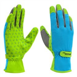 Перчатки садовые на липучке, силиконовое нанесение, размер 7, Luxe Palisad