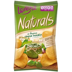 Картоф.чипсы Naturals со вкусом соуса песто 100гр.1/25