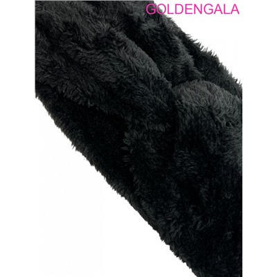 Повязка теплая меховая на голову 12 см Арт 8 6 шт