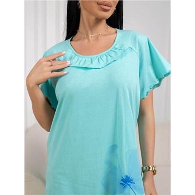 Женская сорочка мод.2163/2 / Бирюза