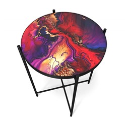 Столик журнальный SHT-CT8-3
                        амарантовый / черный муар