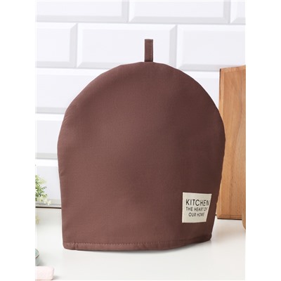 Грелка на чайник Этель Kitchen, 28×28 см, 100% хлопок, саржа 220 г/м², коричневая