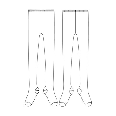 Колготки для девочки, 2 пары в комплекте