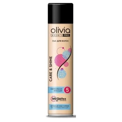 OLIVIA Лак д/волос "Flex&control", сверсильная фиксация, 300мл (12)