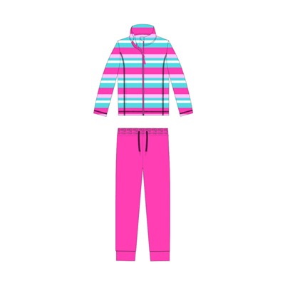 Комплект для девочки: толстовка, брюки