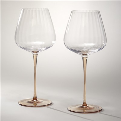 НАБОР БОКАЛОВ ДЛЯ ВИНА ИЗ 2-Х ШТУК "J'ADORE" 600 МЛ