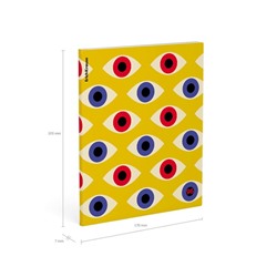 Тетрадь 96 листов в клетку ErichKrause Bauhaus, обложка мелованный картон, матовая ламинация, выборочный лак, блок офсет, 100% белизна, МИКС