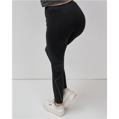 Термо леггинсы женский серого цвета 002120Sr