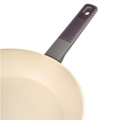 СКОВОРОДА С АНТИПРИГАРНЫМ ПОКРЫТИЕМ PFLUON MARBLE, 26*5 СМ