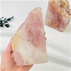 Радуга Самоцветов Держатель для книг из Розового кварца (Мадагаскар)