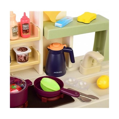 Игровой набор кухня "Mini Chef" (свет, звук, пар, слив воды) в коробке 889-231