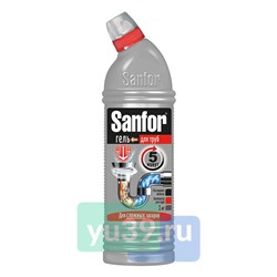 Средство для очистки канализационных труб Sanfor для труб Сложные засоры 1 кг