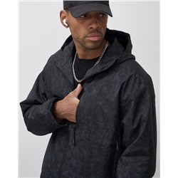 Куртка спортивная мужская весна осень черного цвета 25470Ch