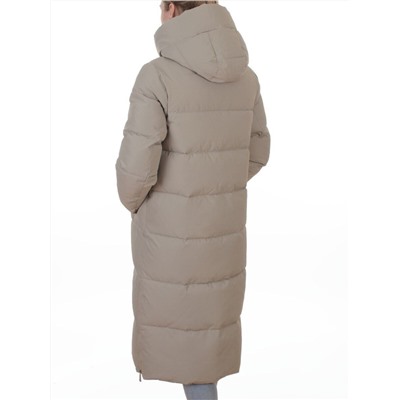 L667 BEIGE Пальто зимнее женское (200 гр. холлофайбер)