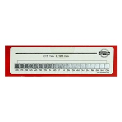 Грифели для цанговых карандашей 2.0 мм Koh-I-Noor 4190 3В, 12 штук