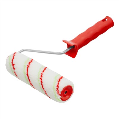 Валик "Эмали" , 180 мм, ворс 12 мм, D - 36 мм, D ручки - 6 мм, полиамид, полиакрил Сибртех