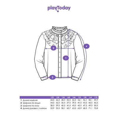 Блузка для девочки