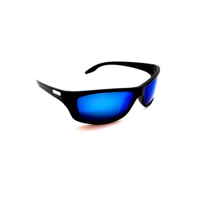 Мужские поляризационные - POLARIZED 3001 черный матовый синий