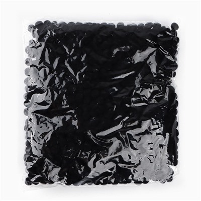 Набор текстильных деталей для декора. Помпоны для творчества «Чёрные», 55 г