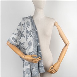 24С92-ШР/у. 60*125 Полотенце "Ракушки" цв. 335 рис. 310 синий