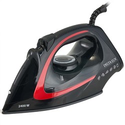 Утюг DELTA LUX DE-3006  черный с красным  : 2400 Вт,КЕРАМИКА,  КЕРАМИКА,АНТИКАПЛЯ,АНТИНАКИПЬ( 10) оптом