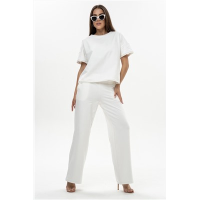Брюки женские 25-481L3-46 молочный