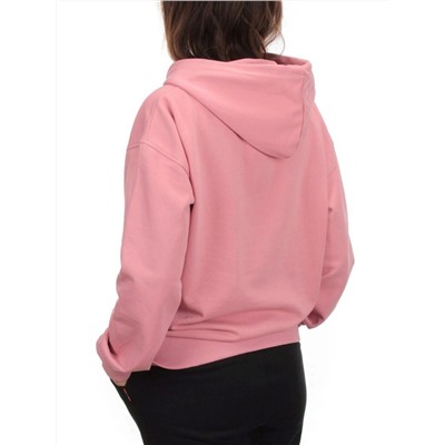 A-06 PINK Худи женское (85% хлопок, 15% полиэстер)