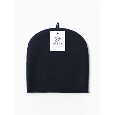 Грелка на чайник Этель Home collection blue 28×28 см, 100% лён