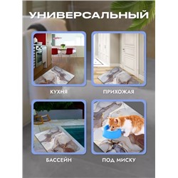 Коврик для ванной и туалета 80*50 см (3450)