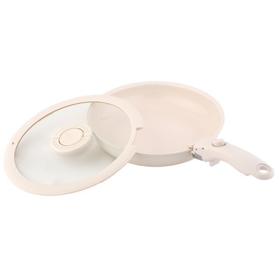 Сковорода с крышкой и съемной ручкой Smart Ceramic, Ø24 см