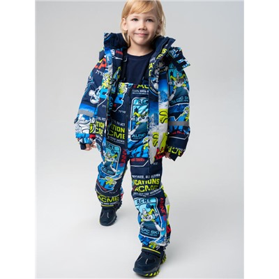 Комплект зимний для мальчика: куртка, полукомбинезон