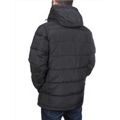 4707 BLACK Куртка мужская зимняя ROMADA (200 гр. холлофайбер)