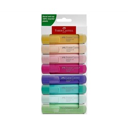 Набор текстовыделителей Faber-Castell "46 Pastel" 08 пастельных цв., 1-5мм