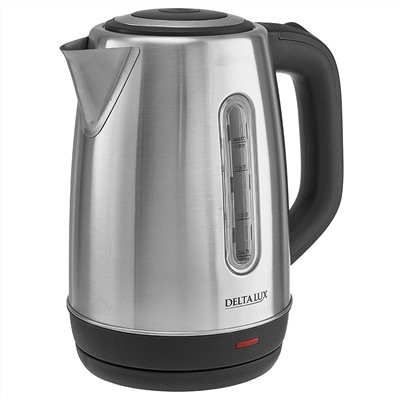 Чайник электрический 2000 Вт, 1,8 л DELTA LUX DE-1015 черный