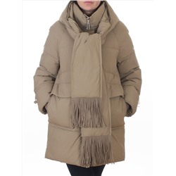 H781 DK. BEIGE Куртка зимняя женская (200 гр. холлофайбер)