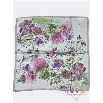 Платок из натурального шелка "Нежность прикосновения" Арт В1057/06