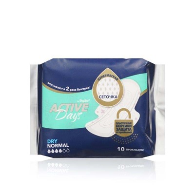 Day Spa Active Days Прокладки Normal Soft, 1/10шт Китай (48)