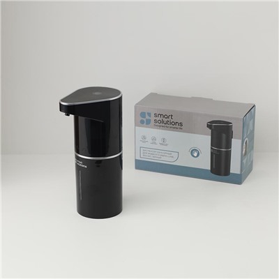 Диспенсер сенсорный для жидкого мыла Lume, 350 мл, черный