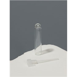 Флакон для парфюма, стеклянный, с аппликатором, набор 10 шт., 2 мл, прозрачный, белый