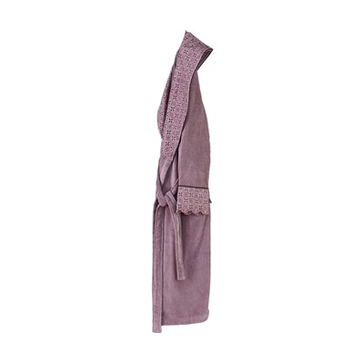 Халат Велюровый Женский (M) Ella Pudra Bayan Bornoz Medium - EcoCotton