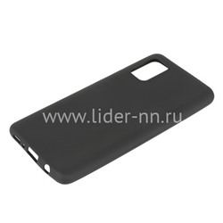 Задняя панель для Samsung Galaxy  A41 Силикон матовый (черная)