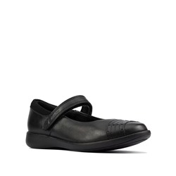 Kids' Leather Riptape Mary Jane Shoes (Kid size 10-2.5)
